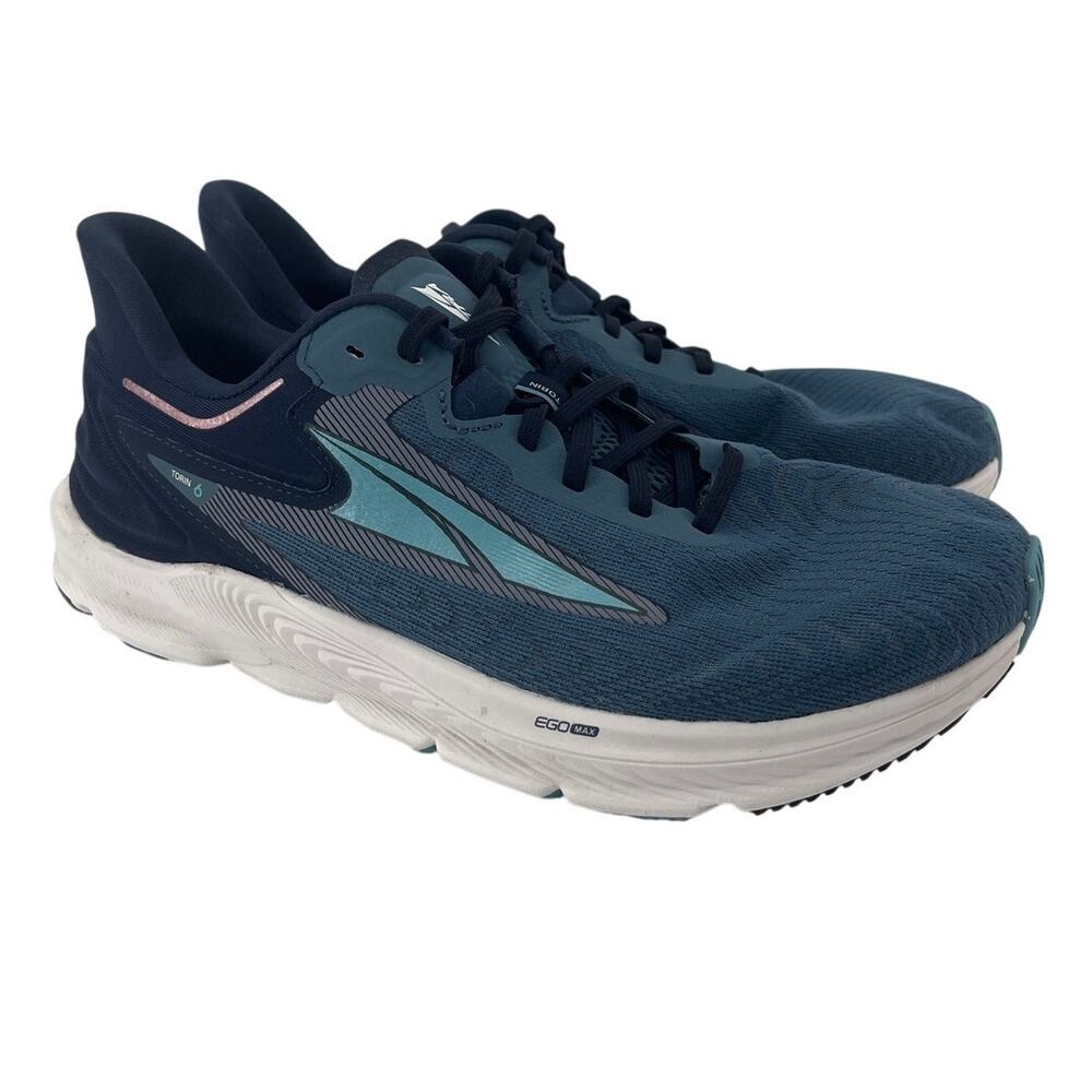 Altra Torin 6 Road Running Sneaker Mineral Blue Mens 8.5 Zero Drop Flat Barefoot